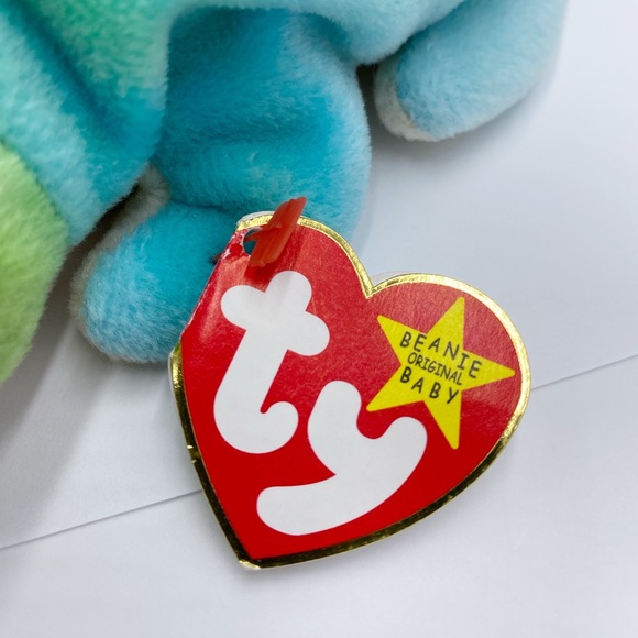 Ty Beanie Baby "Iggy" The Iguana Tie Dye 1997 - Picture 6 of 12